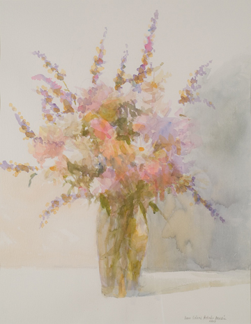 Dahlias I by Anne Adams Robertson Massie at Les Yeux du Monde Gallery